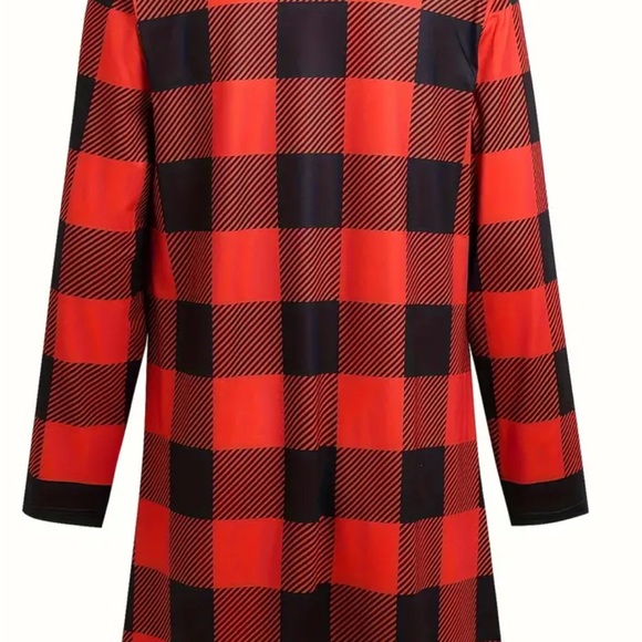 Nwt Casual buffalo plaid open cardigan - Picture 7 of 7